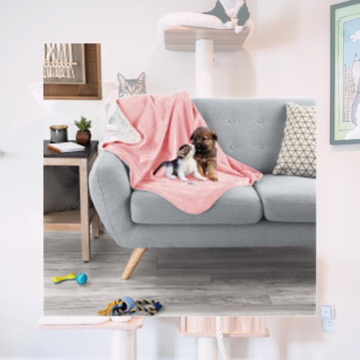 Picture of Trademark 80-PET6150PNK 40 x 30 in. Waterproof Pet Blanket, Pink