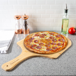 Picture of Trademark 82-KIT1116 Pizza Peel - Eco-Friendly Bamboo Classic Paddle&#44; Natural