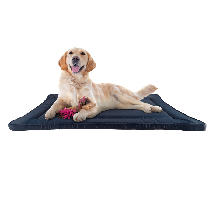 Picture of Petmaker 80-PET6178 Waterproof Dog Crate Pad - Water Repelling Kennel Bed&#44; Navy - 38.75 x 25 in.