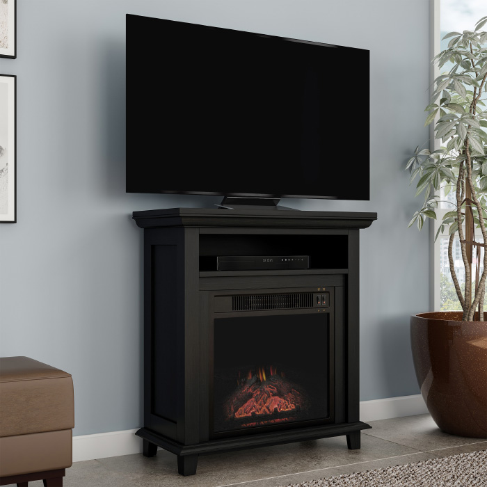 Picture of Lavish Home 80-FPWF-3 Heat Electric Fireplace, Black
