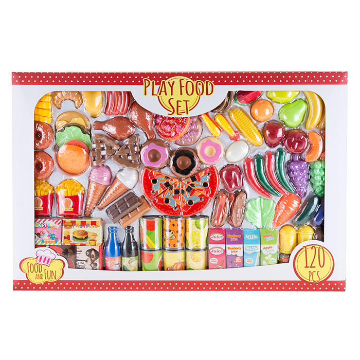 Picture of Trademark Global AF330000 Pretend Play Assorted Food Set