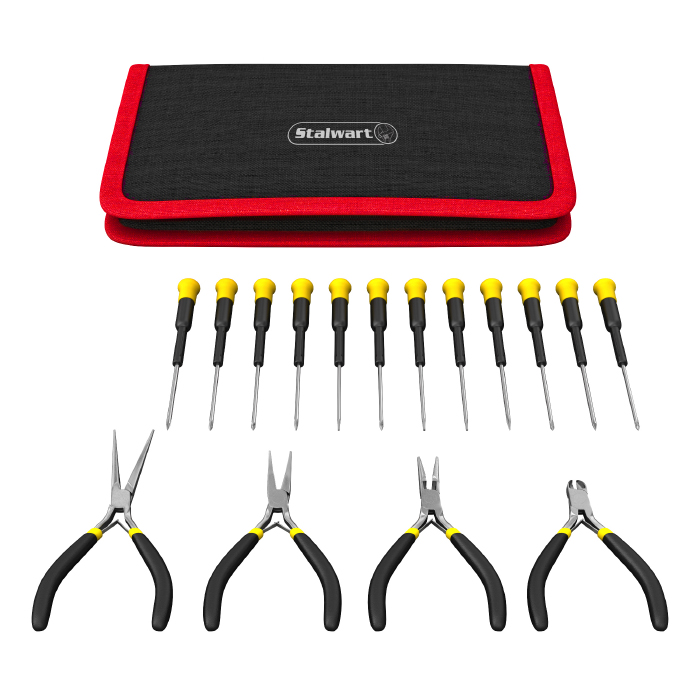 Picture of Trademark Global A-PT1049 Stalwart Precision Jewelers Tool Set with C
