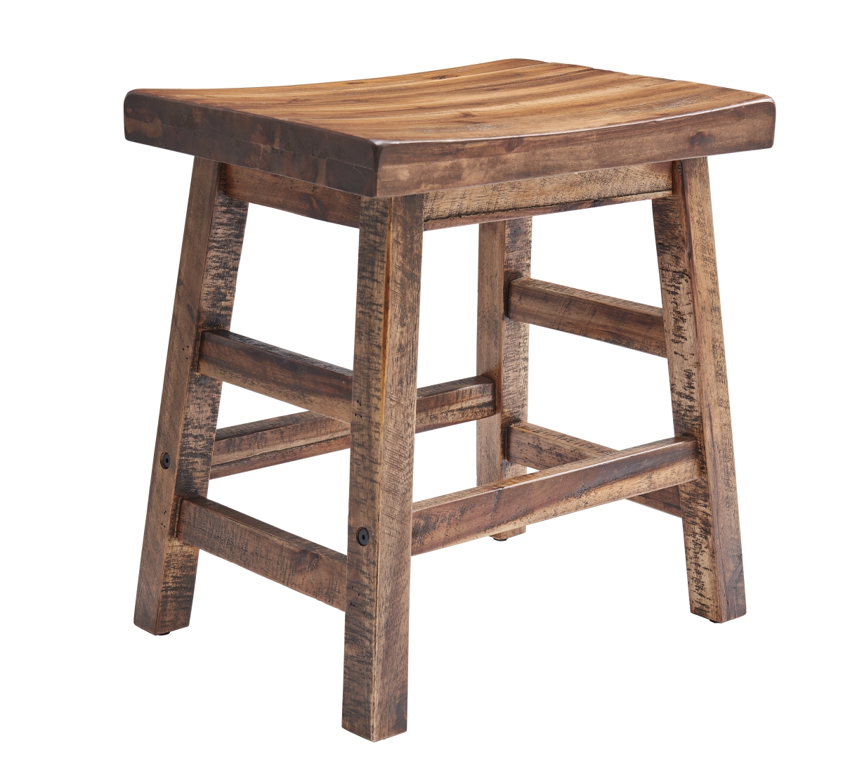 Picture of Alaterre ANDU2074 20 in. Durango Industrial Wood Dining Stool