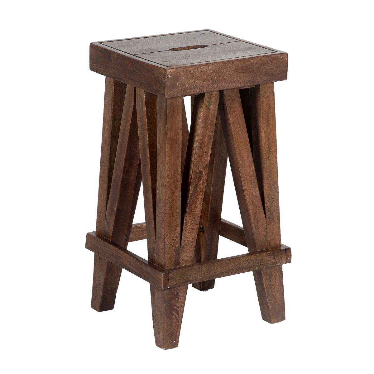 Picture of Alaterre AWBS2170 26 in. Brookside Industrial Wood Counter & Height Stool&#44; Brown