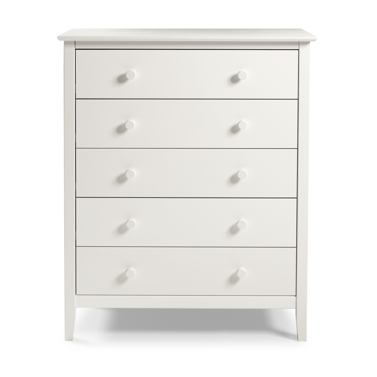 Picture of Alaterre AJSP02WH Simplicity Wood 5-Drawer Chest, White