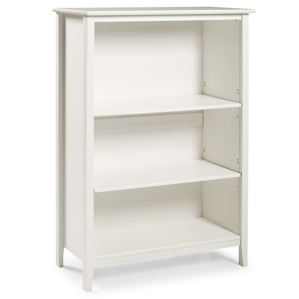 Picture of Alaterre AJSP05WH 48 in. Simplicity Wood 3-Shelf Bookcase, White