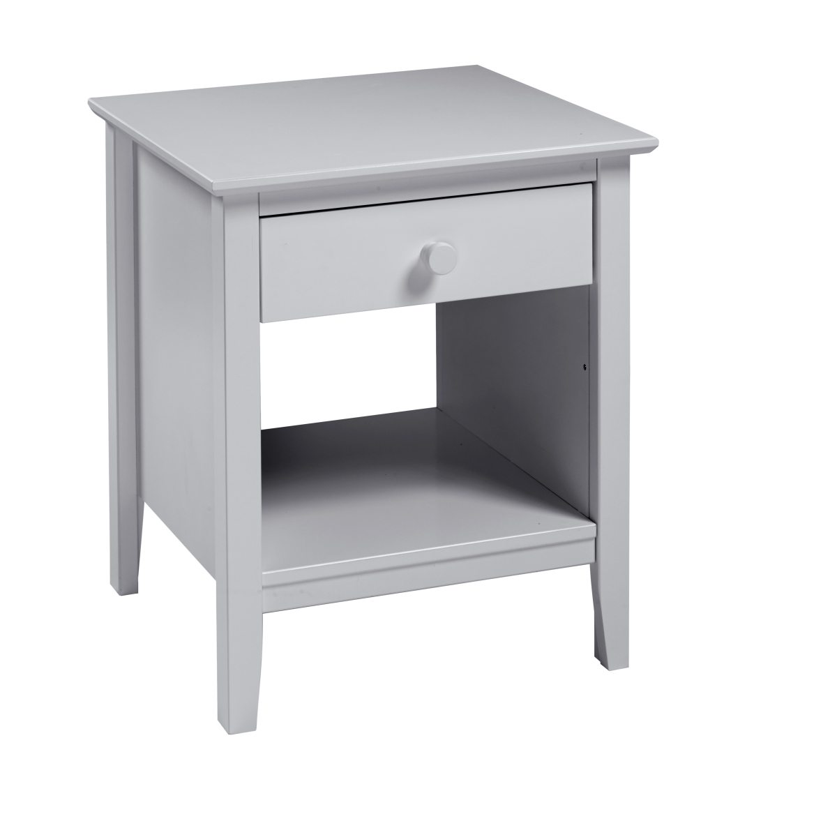Picture of Alaterre AJSP0180 Simplicity Wood Nightstand&#44; Dove Gray