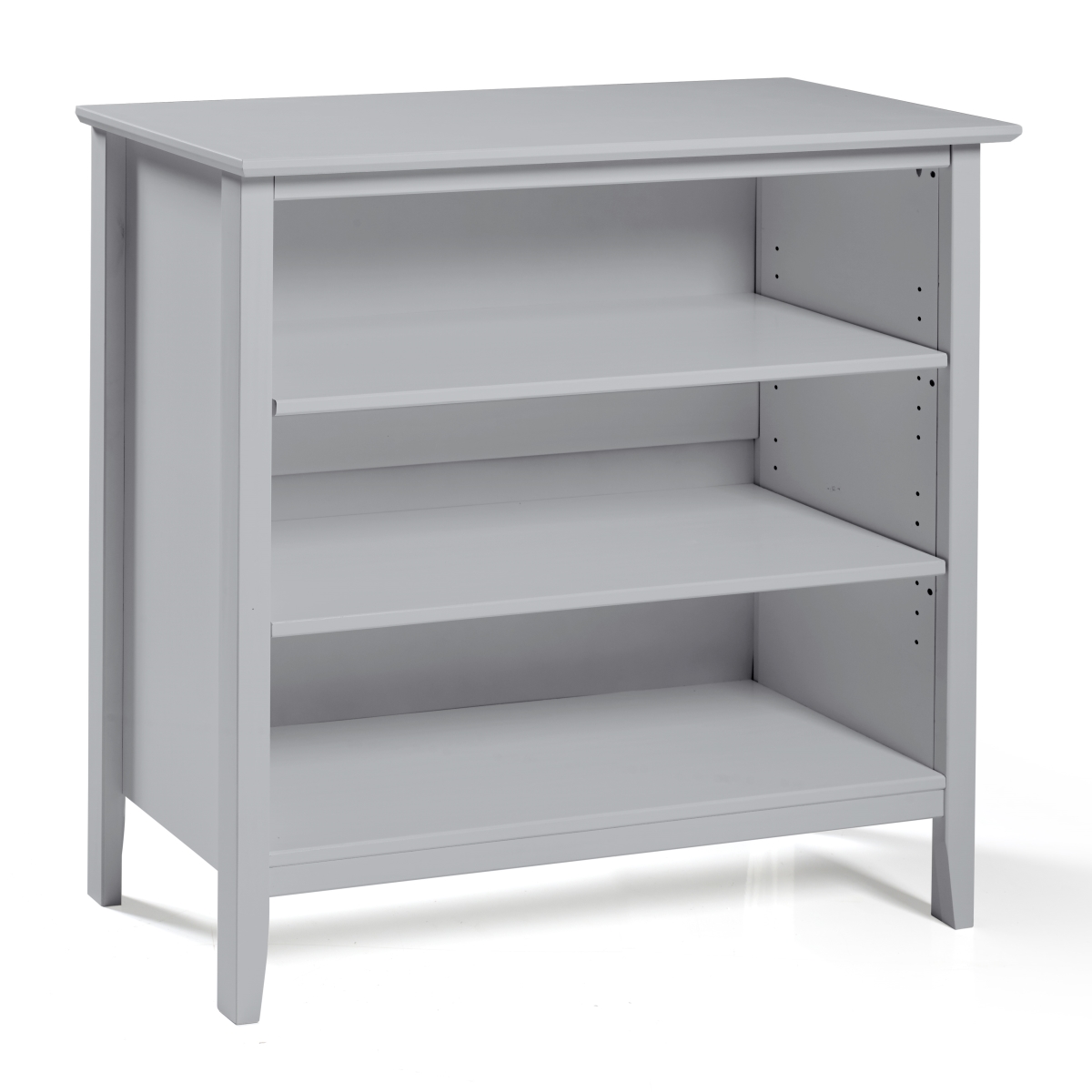 Picture of Alaterre AJSP0480 34 in. Simplicity Wood Under-Window 3-Shelf Bookcase, Dove Gray