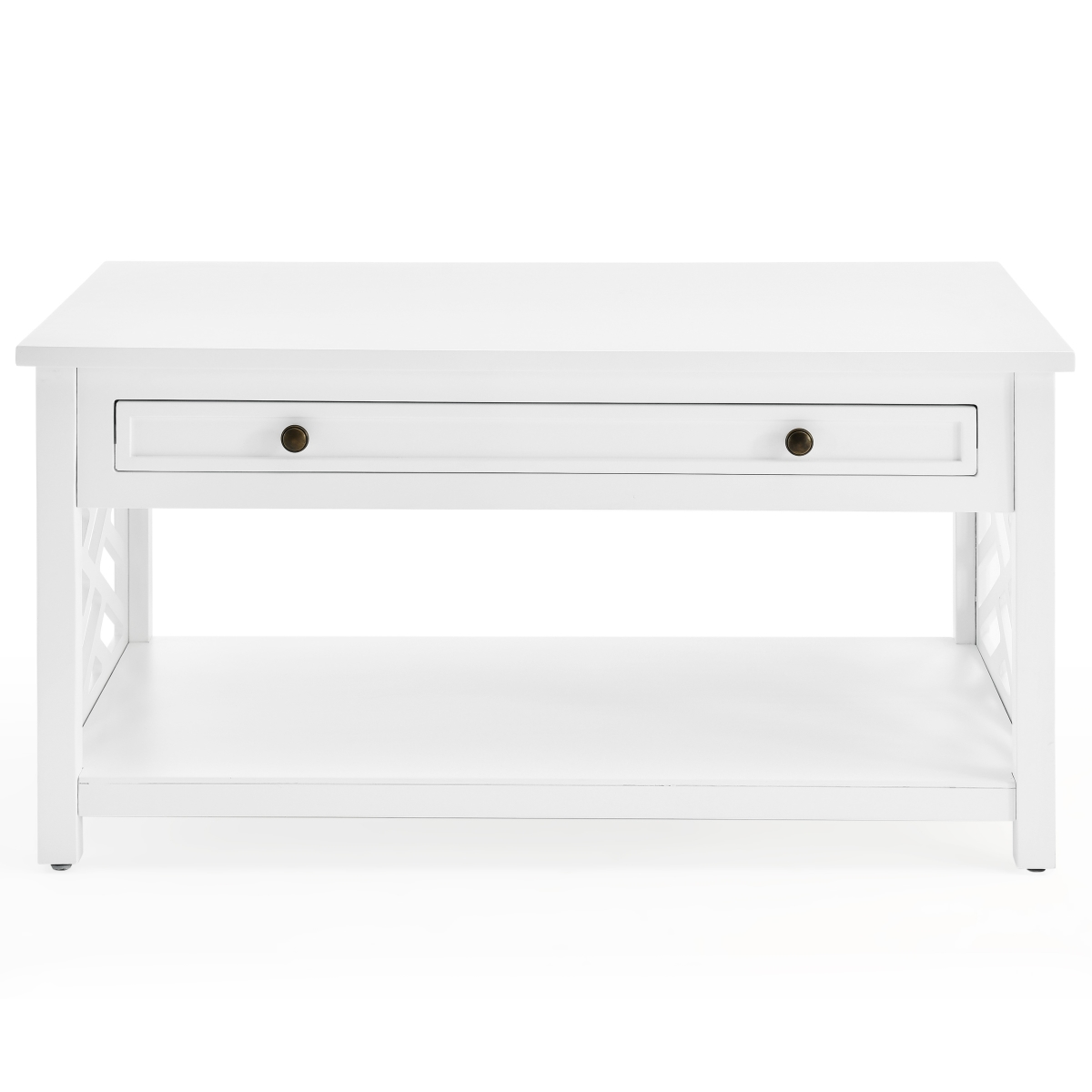 Picture of Alaterre ANCT13WH 36 in. Coventry Wood Coffee Table with 1-Drawer