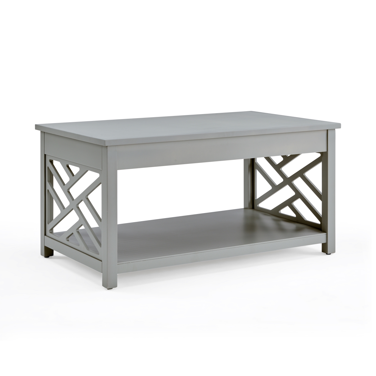 Picture of Alaterre ANCT1440 36 in. Coventry Wood Coffee Table&#44; Gray