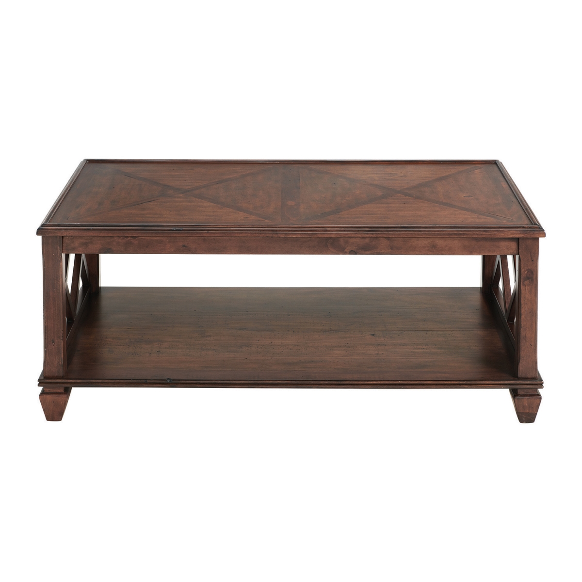 Picture of Alaterre ANSB1162 45 in. Stockbridge Wood Coffee Table