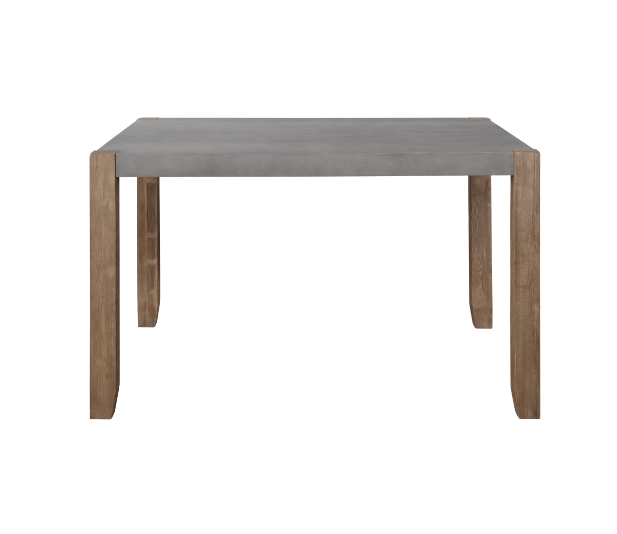 Picture of Alaterre ANNP1771 30 in. Newport Faux Concrete & Wood Dining Table