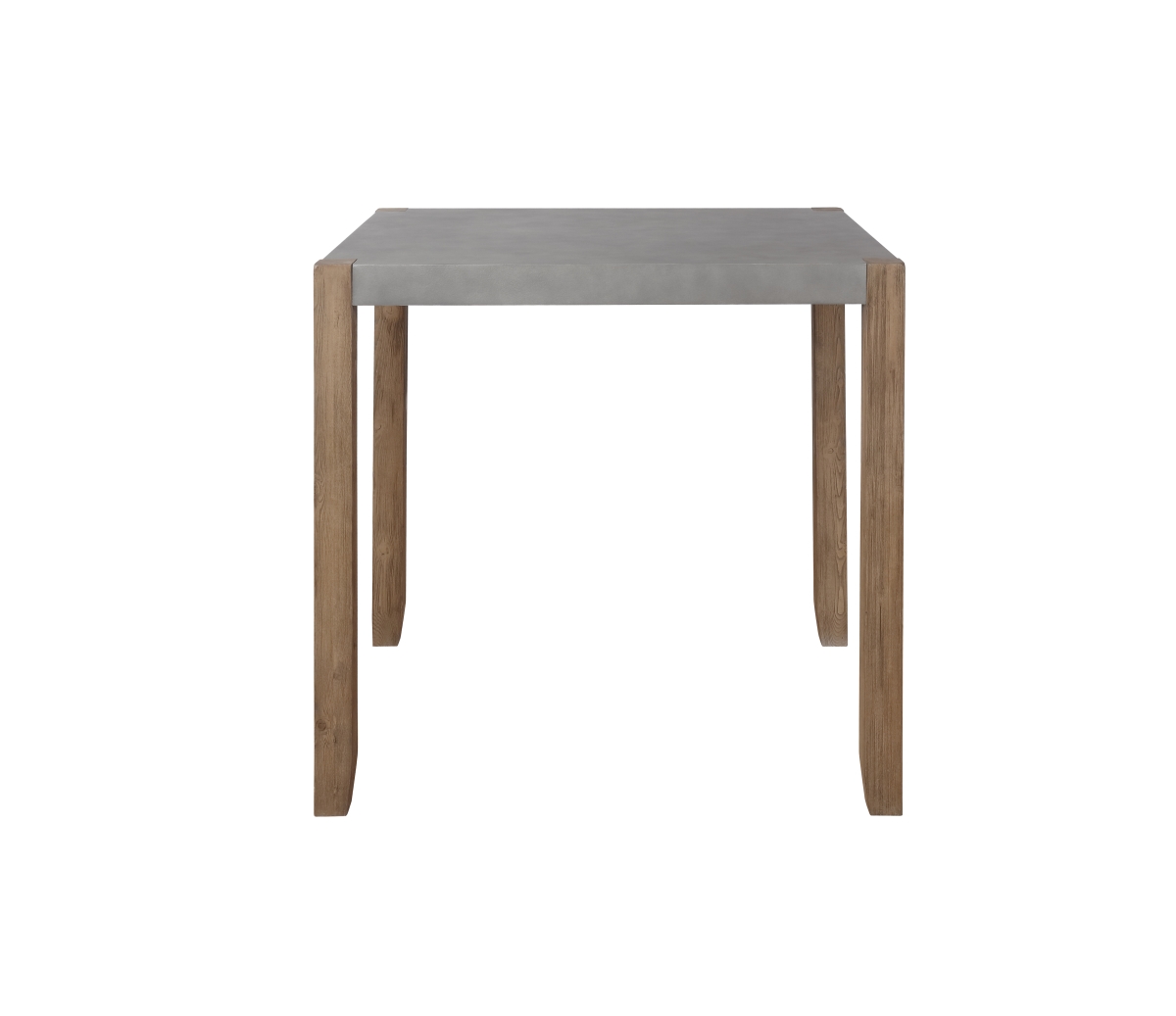 Picture of Alaterre ANNP1971 36 in. Newport Faux Concrete & Wood Counter Height Dining Table