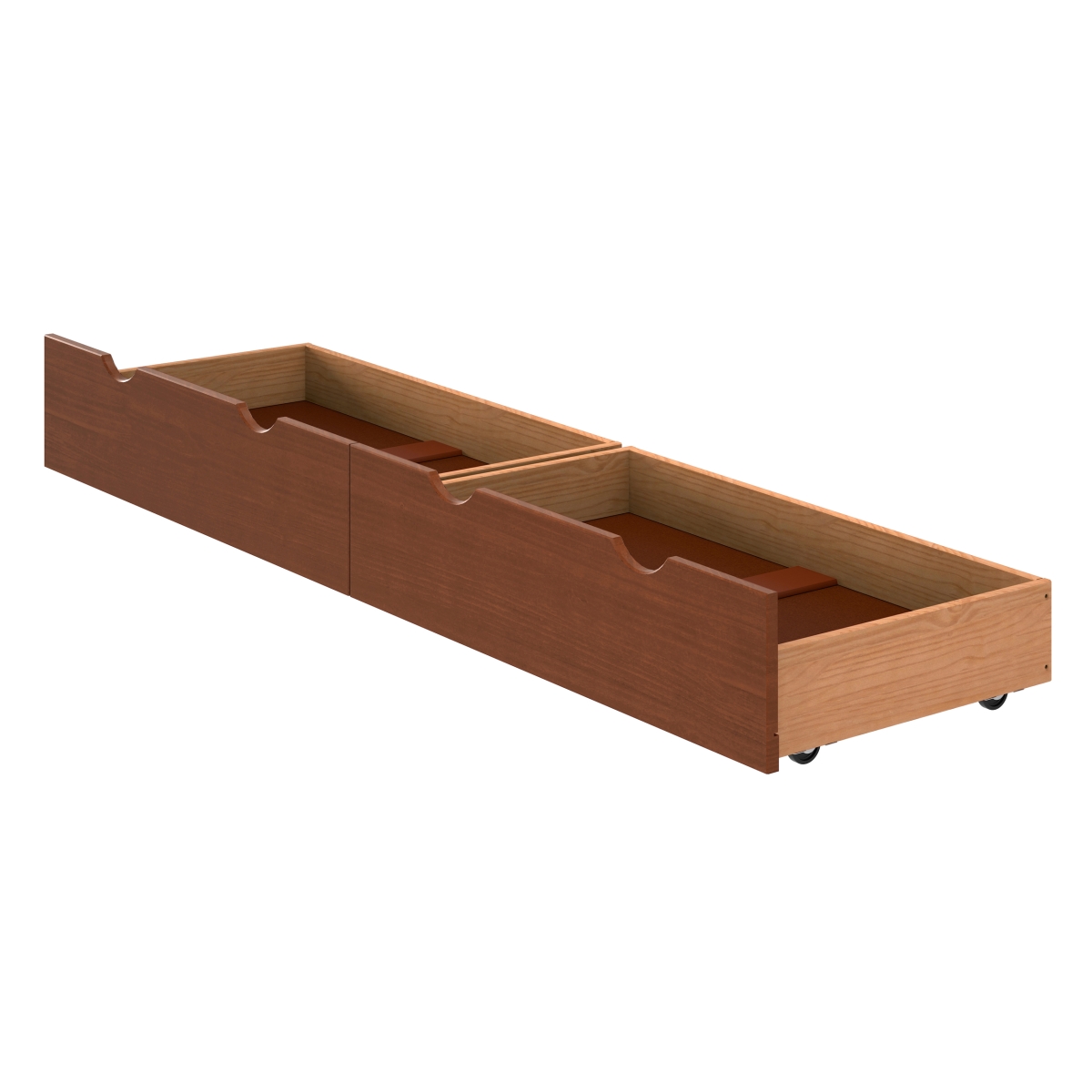 Picture of Alaterre AJ004970 Underbed Storage Drawers, Chestnut - Set of 2