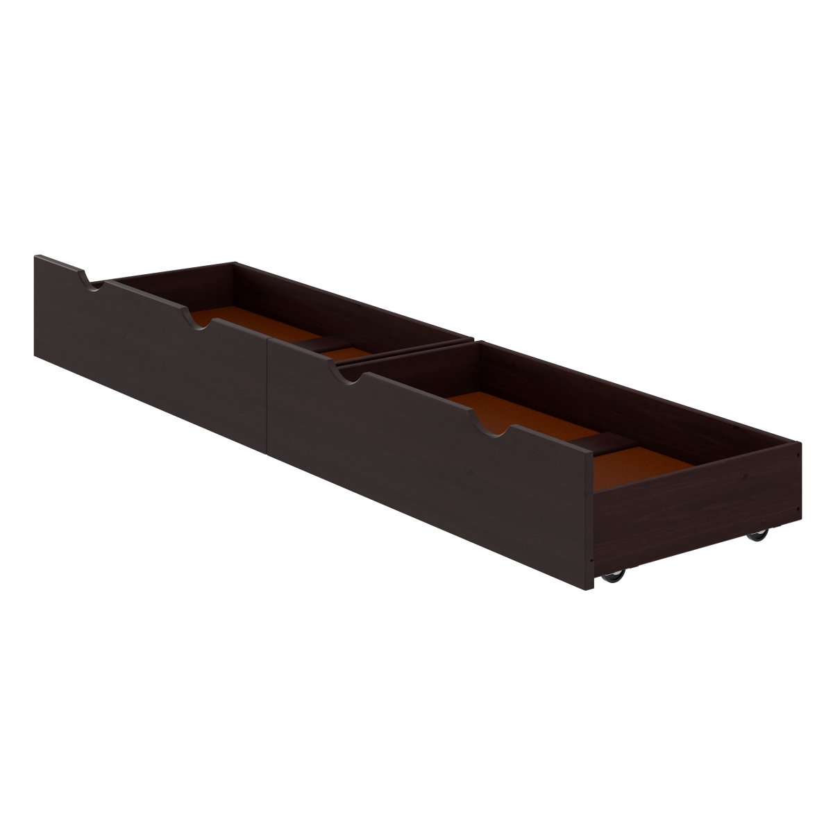 Picture of Alaterre AJ0049P0 Underbed Storage Drawers, Espresso - Set of 2