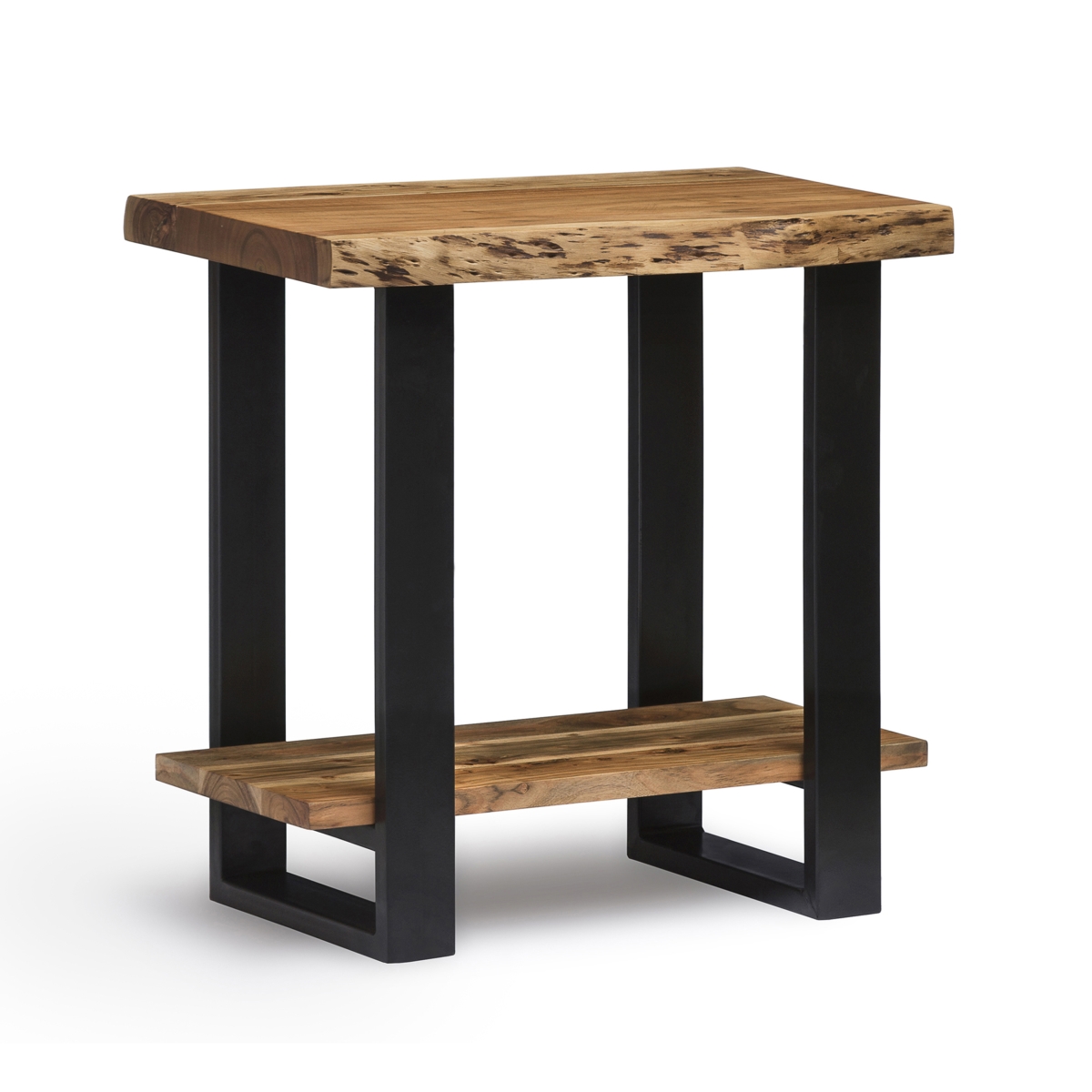 Picture of Alaterre AWAA0120 Alpine Natural Live Edge Wood End Table