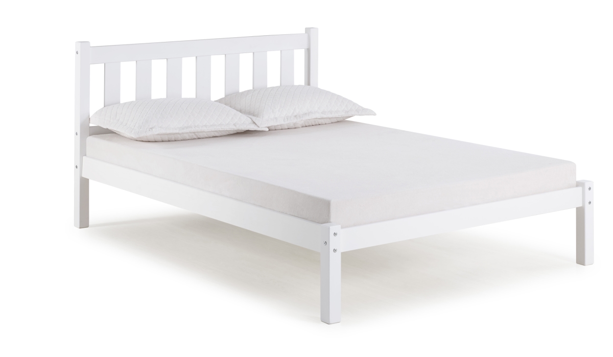 Picture of Alaterre AJPP20WH Poppy Full Size Wood Platform Bed&#44; White