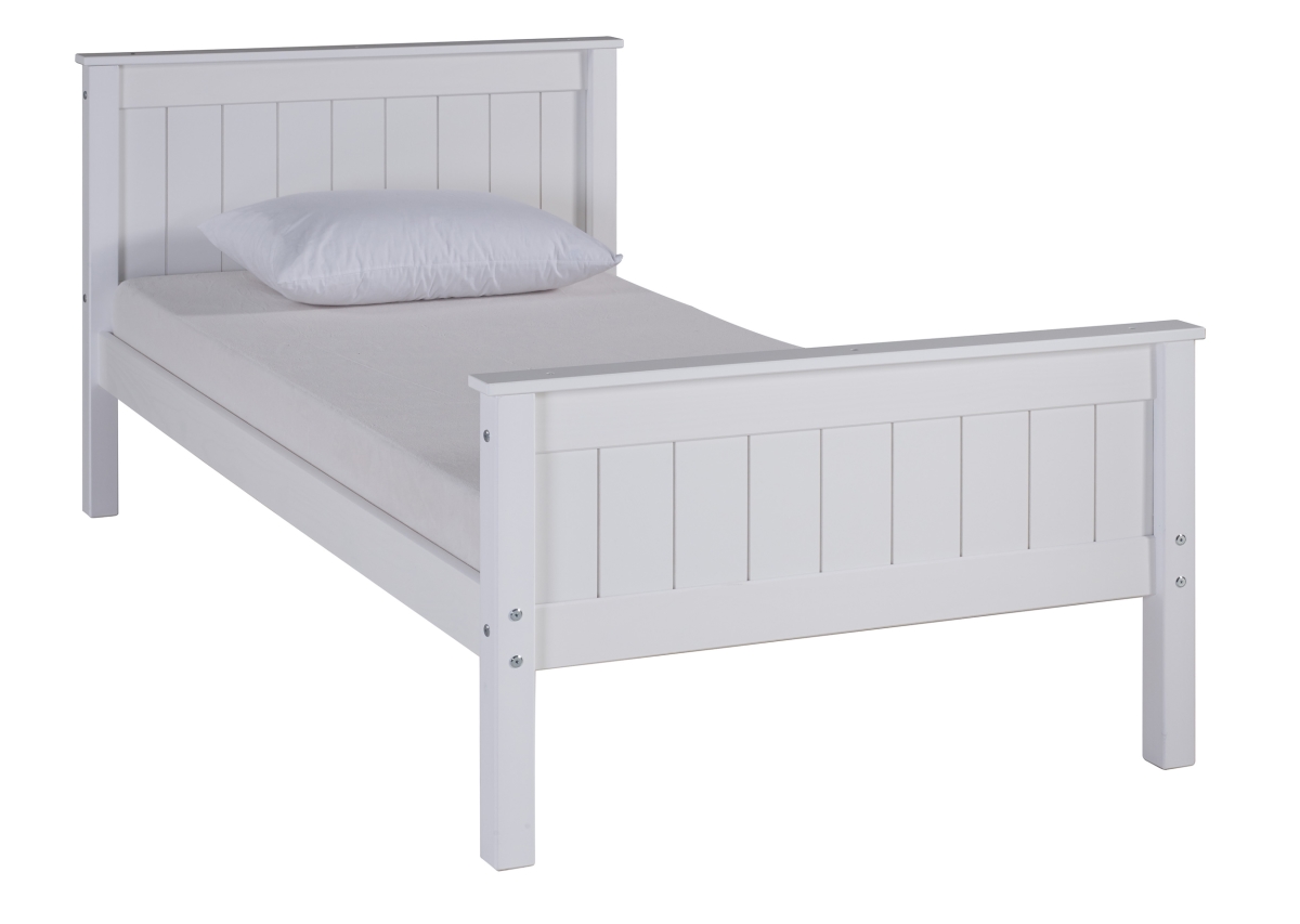 Picture of Alaterre AJHO10WH Harmony Twin Size Wood Platform Bed, White