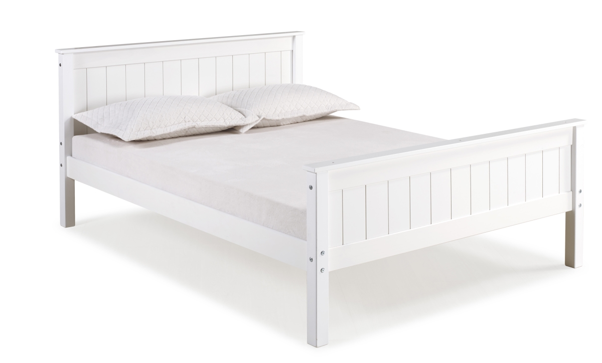 Picture of Alaterre AJHO20WH Harmony Full Size Wood Platform Bed, White