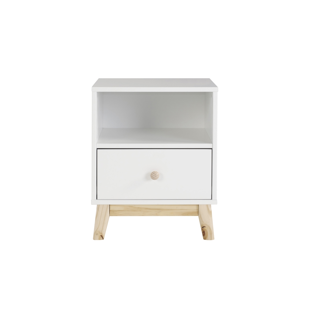 Picture of Alaterre AJMD0120WH 19.5 in. MOD One Drawer Nightstand