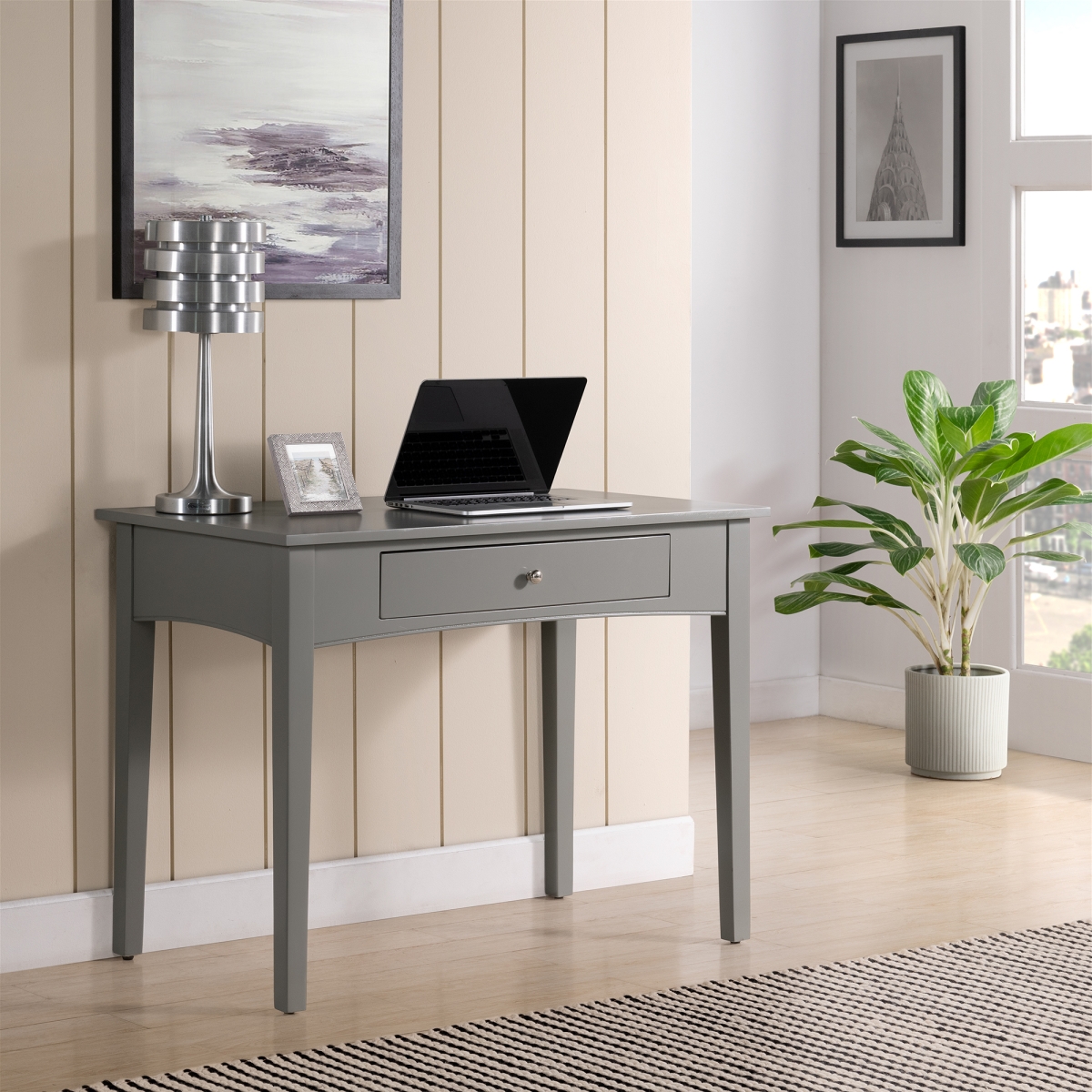 Picture of Alaterre ASCA0640 40 in. Shaker Cottage Desk, Gray