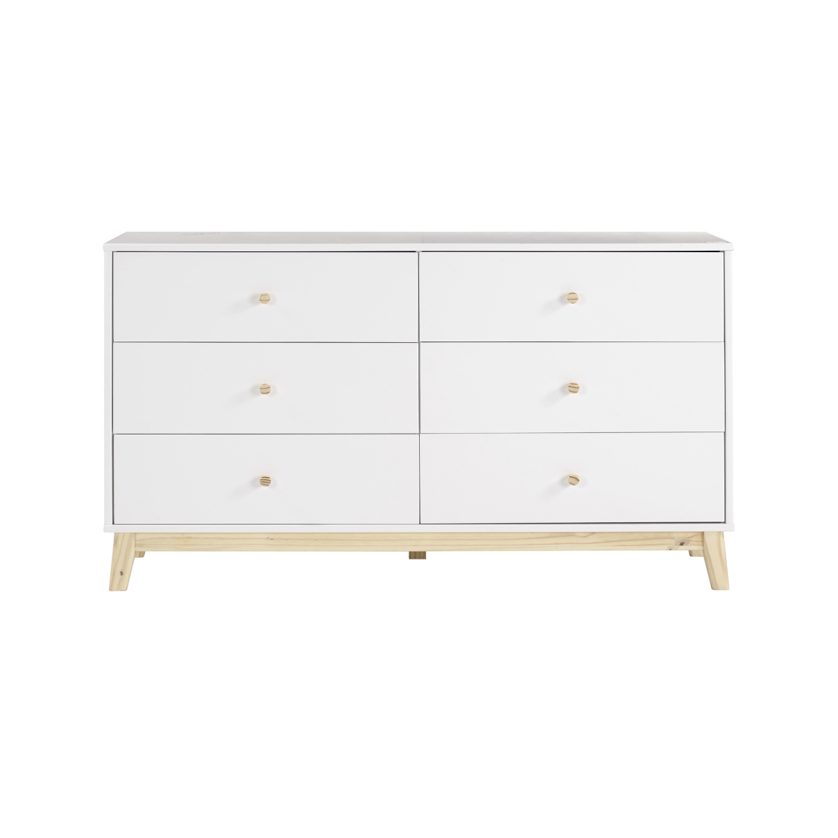 Picture of Alaterre AJMD0320WH 60 in. MOD 6-Drawer Double Dresser