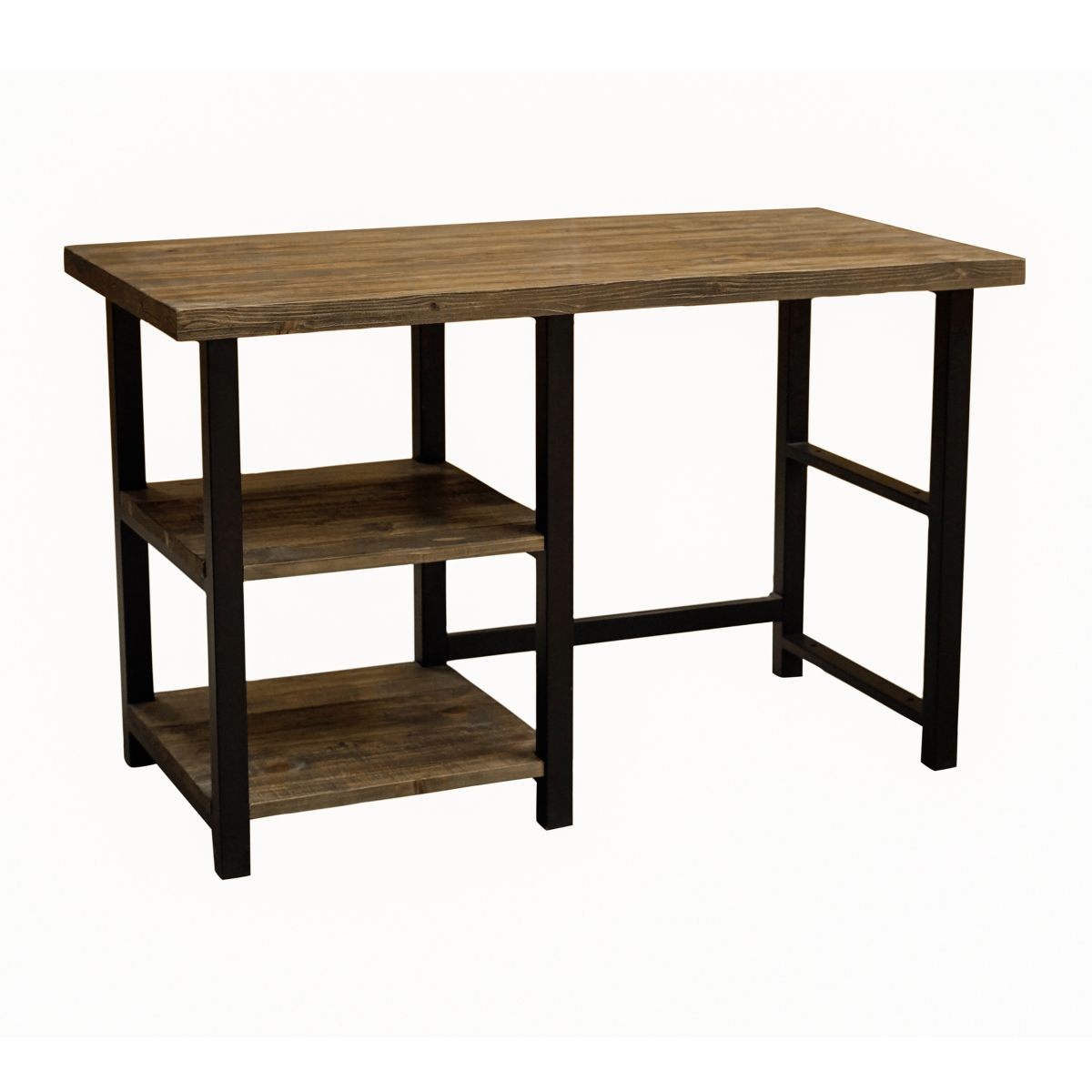 Picture of Alaterre AMBA0620 48 in. Pomona Metal & Solid Wood Desk with 2 Shelves