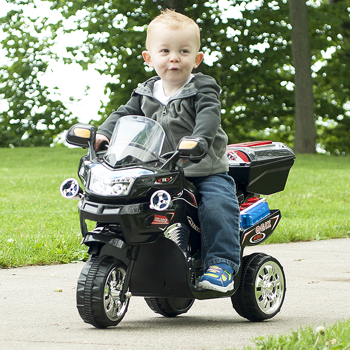 Picture of Lil Rider M370023 Lil Rider 3 Wheel Battery Powered FX Sport Bike&#44; Black