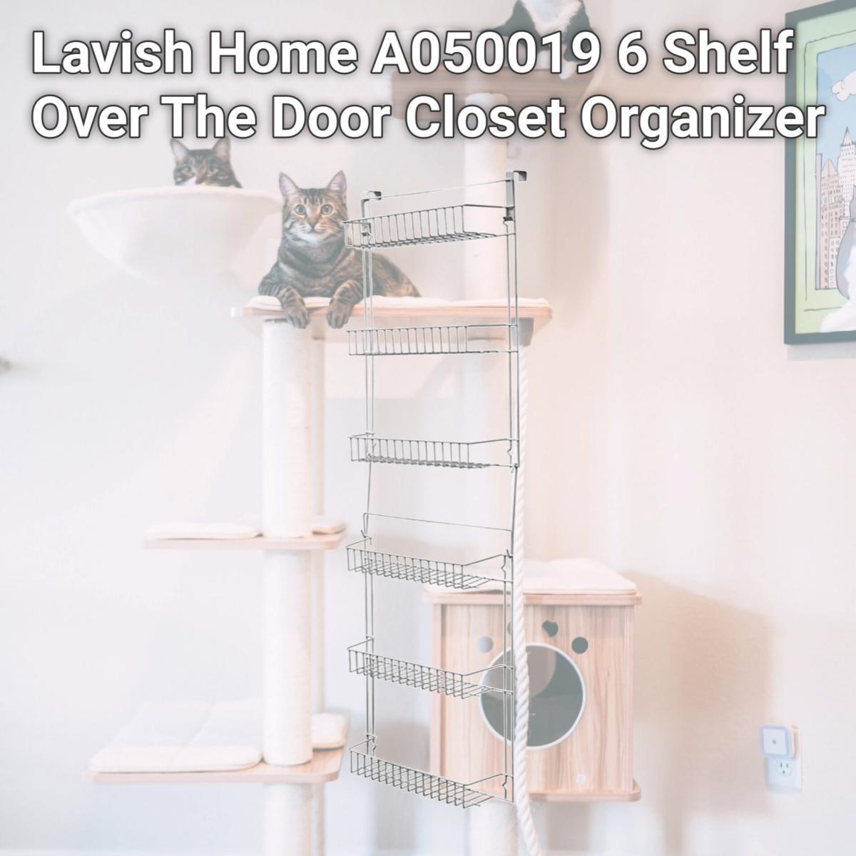 Picture of Lavish Home A050019 6 Shelf Over The Door Closet Organizer 