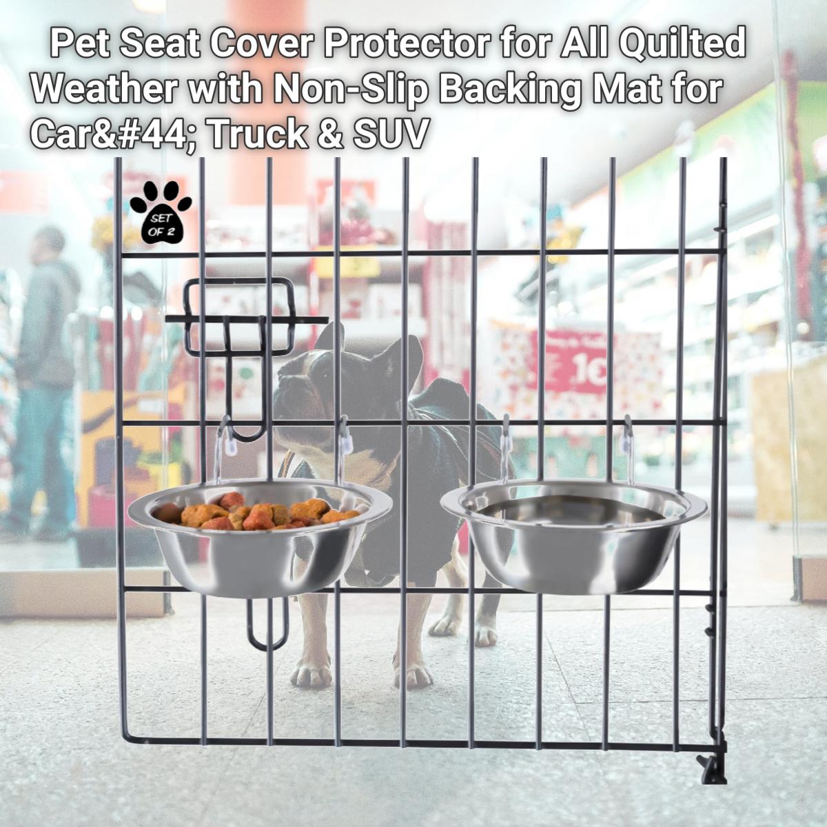 Picture of Petmaker 80-PET6027 Pet Seat Cover Protector for All Quilted Weather with Non-Slip Backing Mat for Car&#44; Truck & SUV