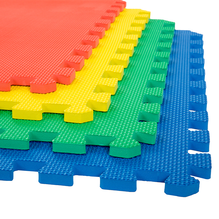 Picture of Stalwart 75-ST6000 24 x 24 x 0.50 in. Interlocking EVA Foam Padding Foam Mat Floor Tiles, Multicolor - Pack of 4