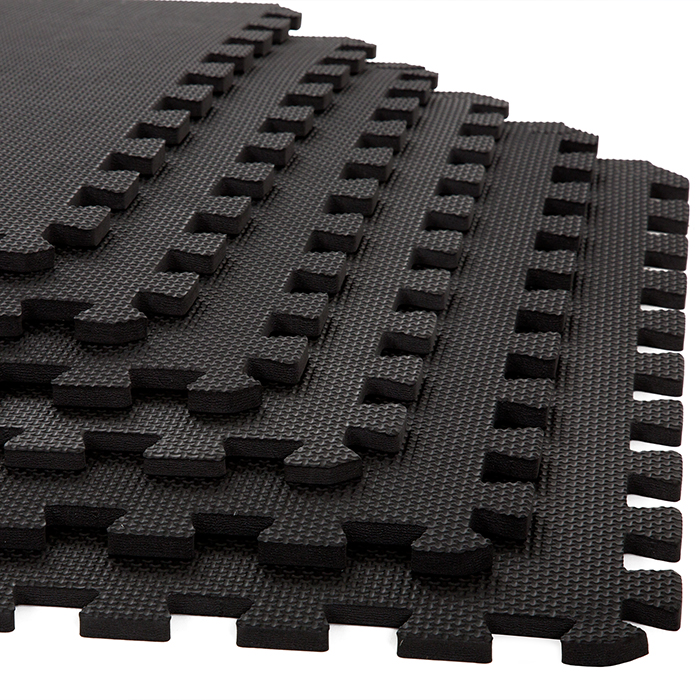Picture of Stalwart 75-ST6003 24 x 24 x 0.38 in. Interlocking EVA Foam Padding Foam Mat Floor Tiles&#44; Black - Pack of 6