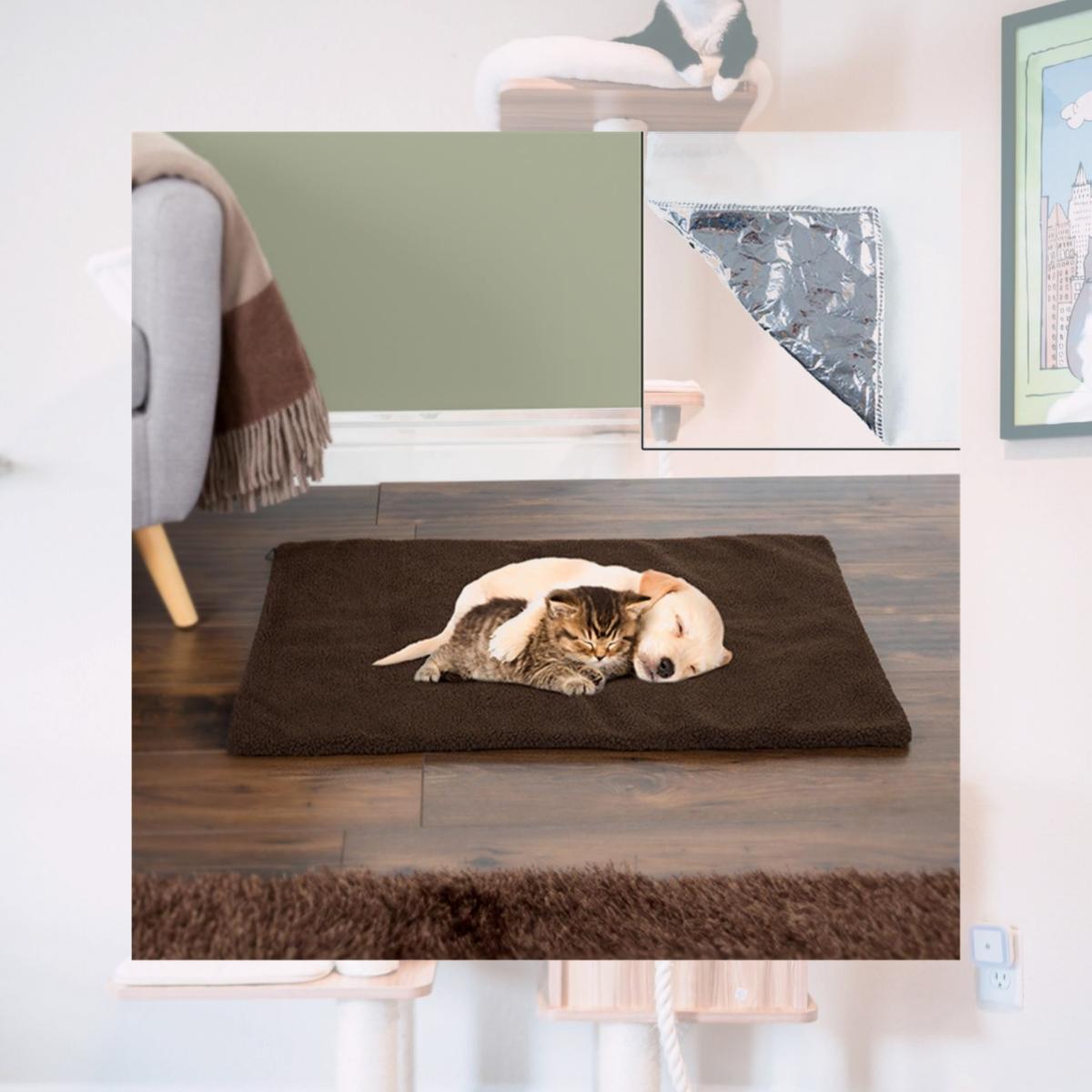 Picture of Petmaker 80-307227 36 x 24 in. Large & Extra Large Self Warming Thermal Pet Crate Pad&#44; Chocolate