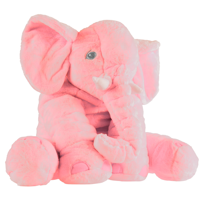 Picture of Happy Trails 80-SUM-170335 Elephant Stuffed Animal Plush Toy&#44; Pink