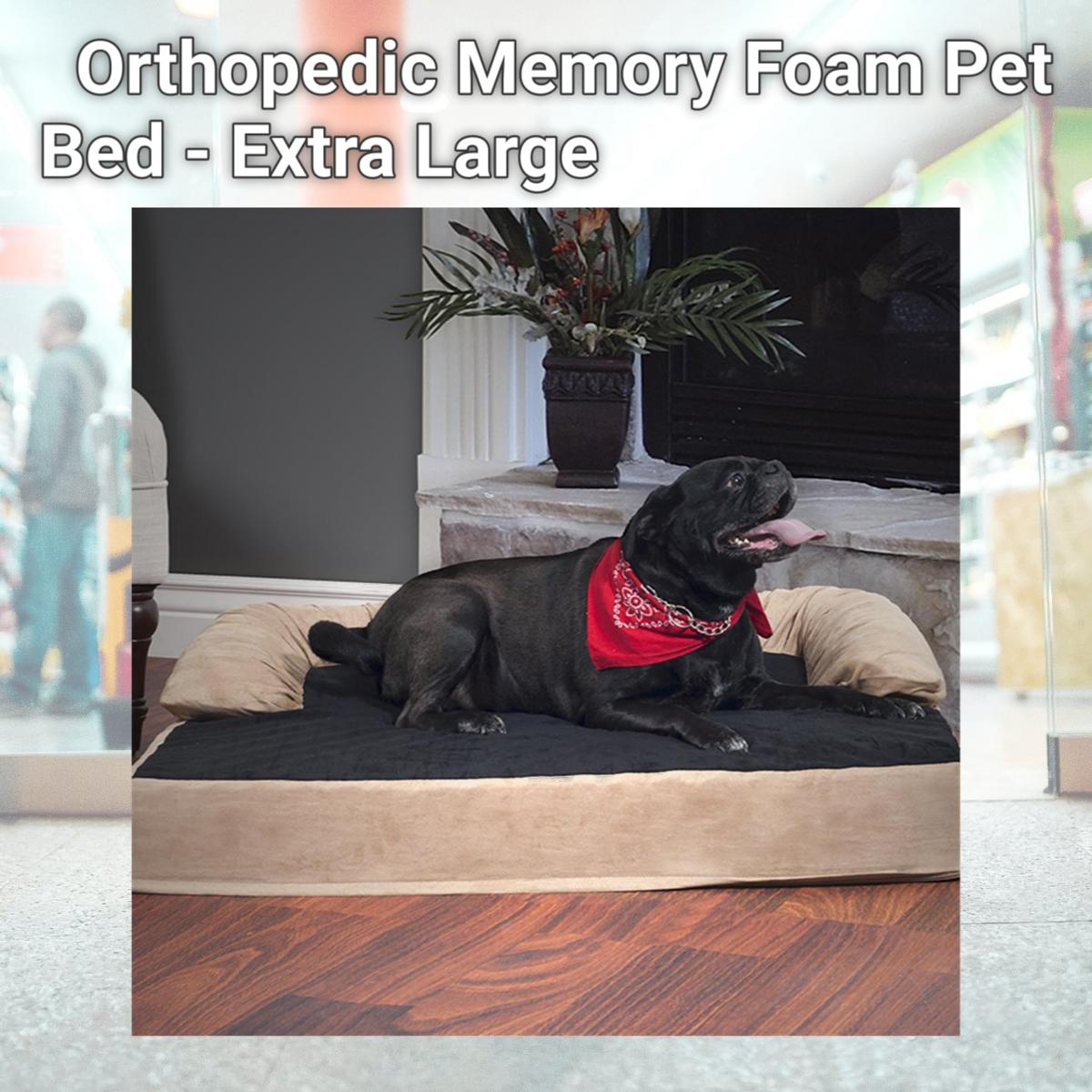 Picture of Petmaker 80-PET4001 Orthopedic Memory Foam Pet Bed - Extra Large