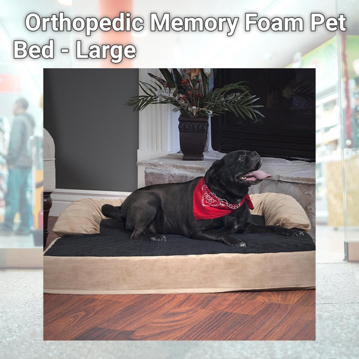 Picture of Petmaker 80-PET4002 Orthopedic Memory Foam Pet Bed - Large