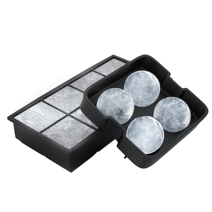 Picture of Chef Buddy 82-KIT1025 Black Ice Cube Tray - Pack of 2