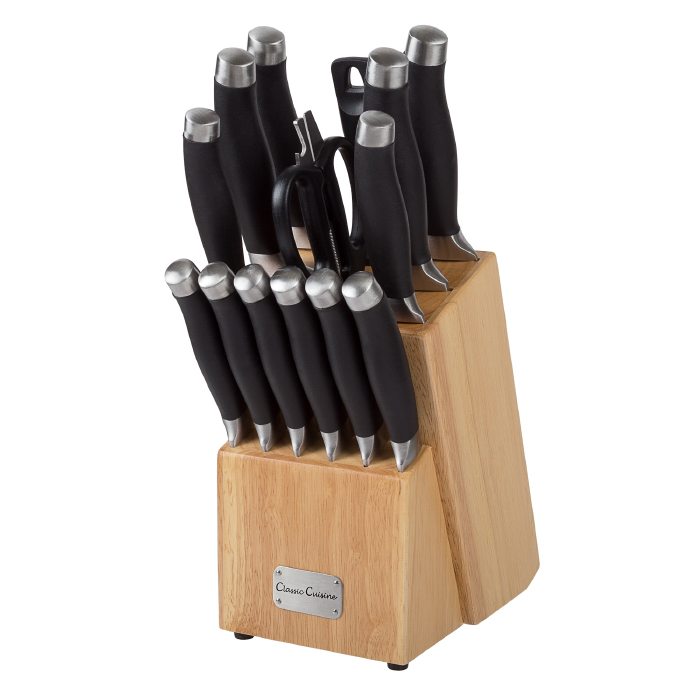 Picture of Classic Cuisine 82-250W907 Professional Quality Stainless Knife Set - 15 Piece