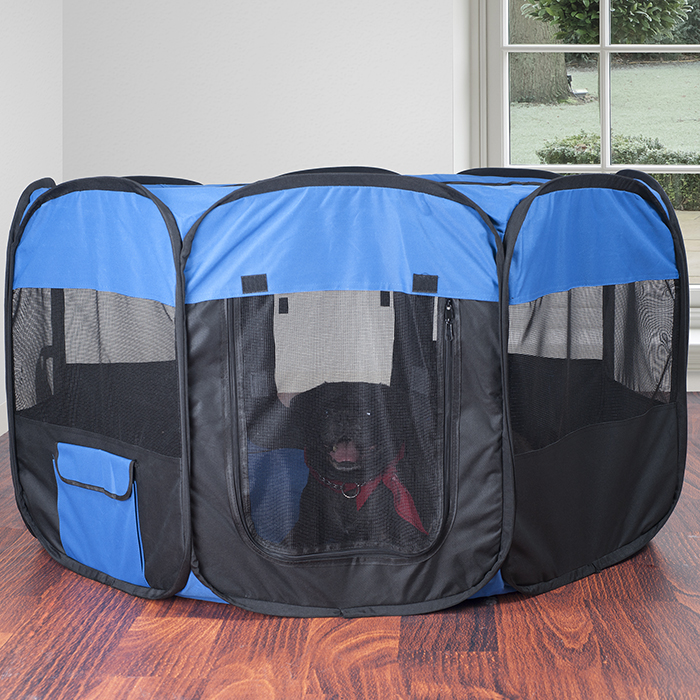 Picture of Petmaker 80-D120H Pop-Up Pet Playpen with Canvas Carry Bag