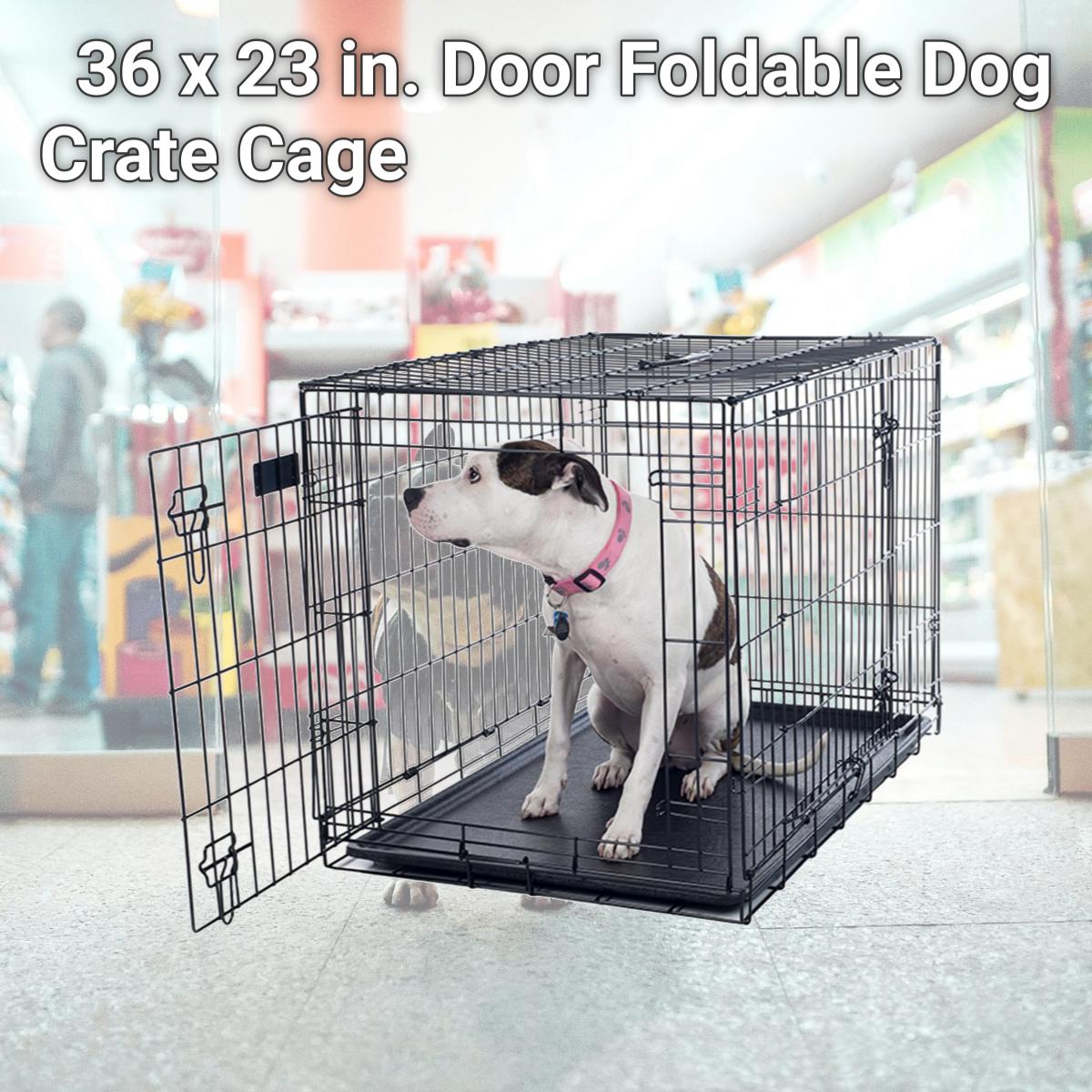 Picture of Petmaker 80-361501 36 x 23 in. Door Foldable Dog Crate Cage