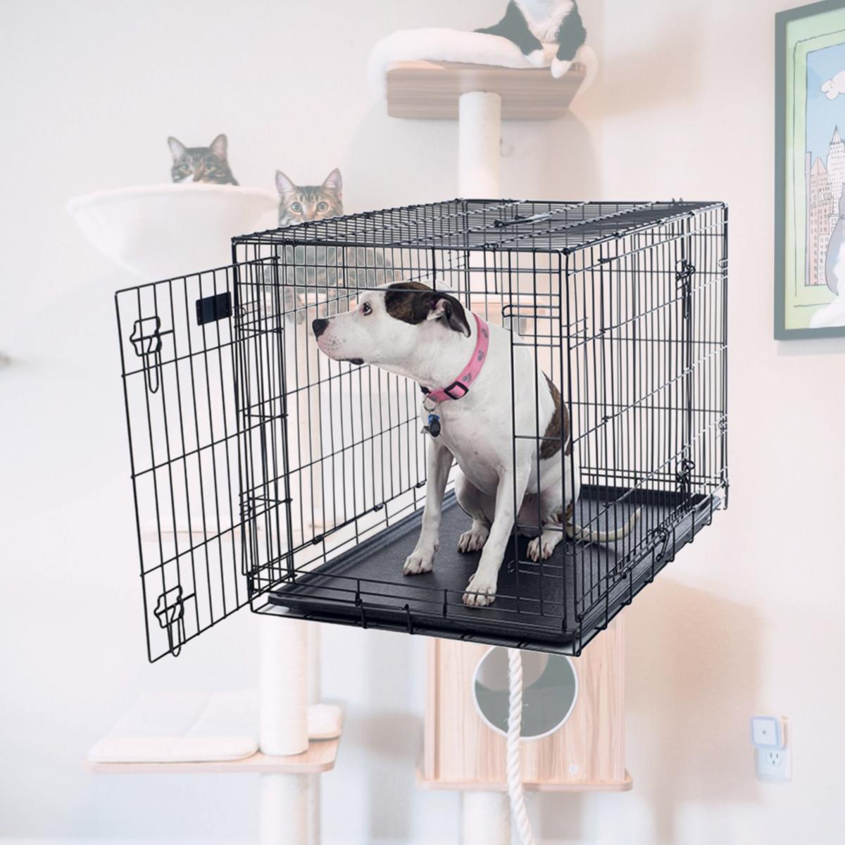 Picture of Petmaker 80-361501 36 x 23 in. Door Foldable Dog Crate Cage