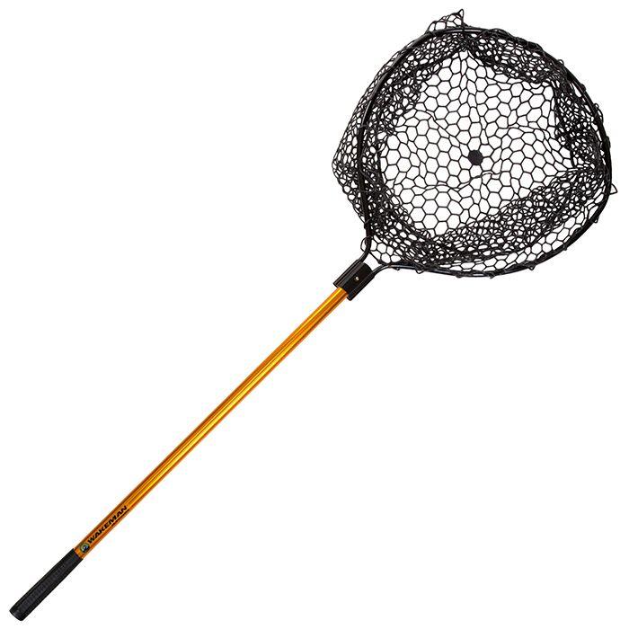 35 in. Fishing Retractable Rubber Landing Net with Handle -  Disfrute, DI3857252