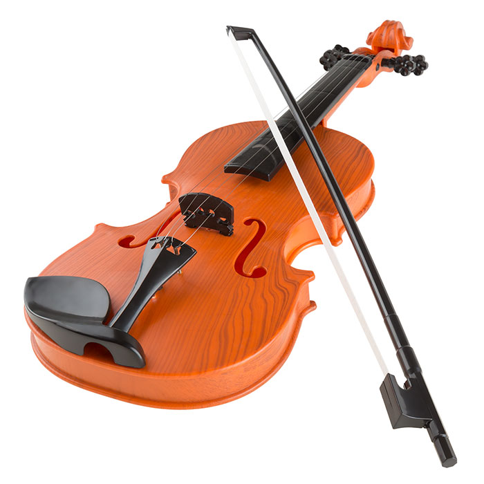 Picture of Hey Play 80-HM-336840 Battery-Operated Musical Toy Violin with Bow