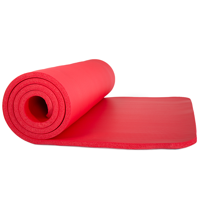 Picture of Wakeman 75-CMP1015 Lightweight Non Slip Foam Mat with Carry Strap & Sleeping Pad &#44; Red