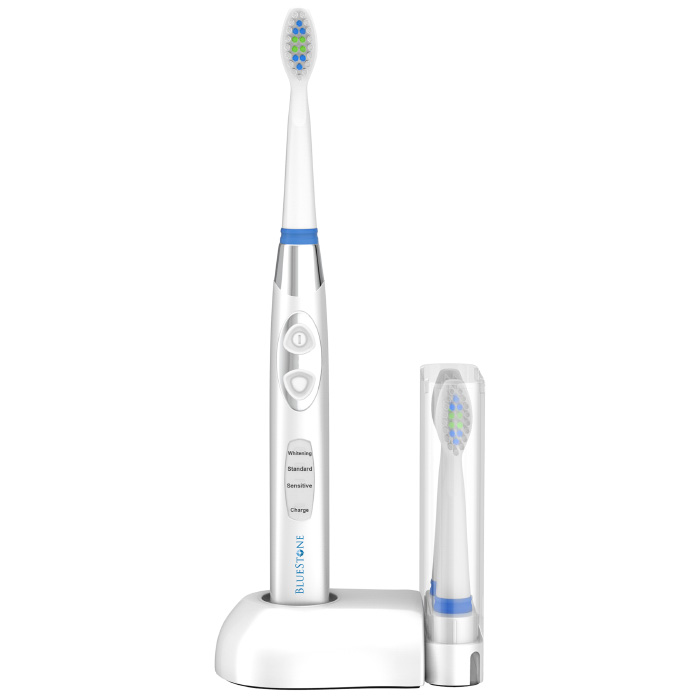 Picture of Bluestone 72-1006 Rechargeable Sonic Electric Toothbrush with 10 Replacement Heads