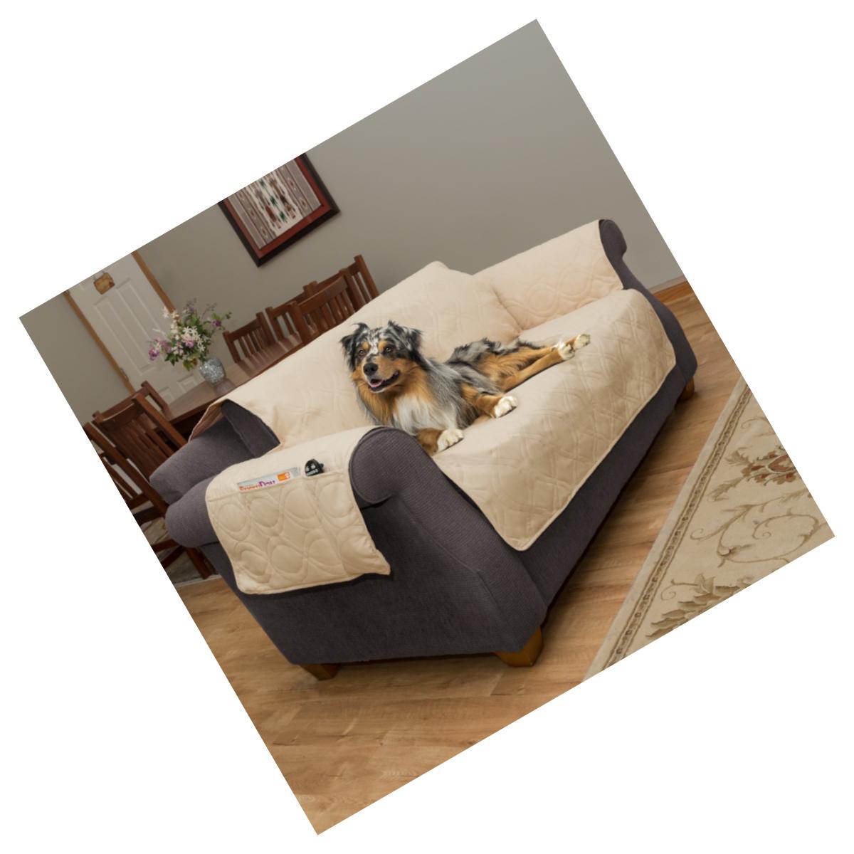 Picture of Petmaker 80-PET5074 100 Percent Waterproof Protector Furniture Cover, Tan - 2.33 lbs