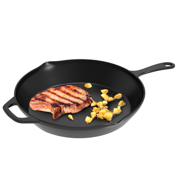Picture of Classic Cuisine 82-KIT1065 12 in. Pre-Seasoned Cast Iron Skillet