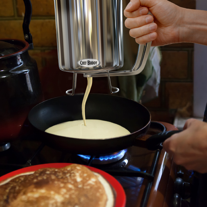 Picture of Classic Cuisine AF031006 24 oz Stainless Steel Pancake Batter Dispenser