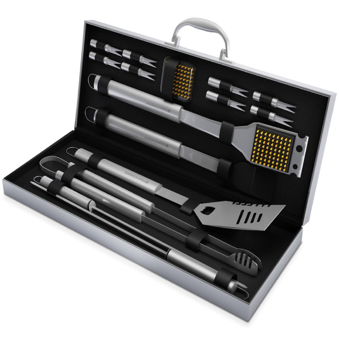 Picture of Home-Complete HC-1000 BBQ Grill Tool Set- 16 Piece