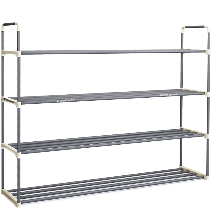 Home Completeshoe Rack With 2 Shelves Two Tiers For 12 Pairs For Bedroom Entryway Hallway And Closet Space Saving Storage Dailymail